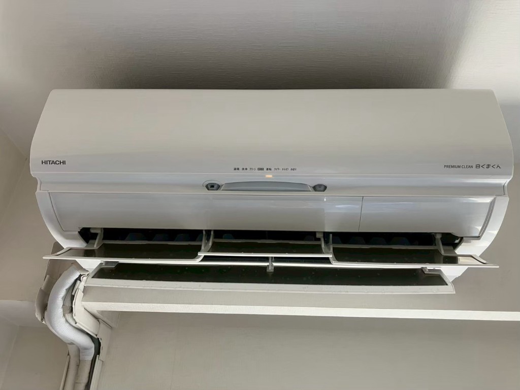 【マンション】エアコン分解洗浄・日立 白くまくん（PREMIUM CLEAN）の内部汚れを徹底除去の施工後