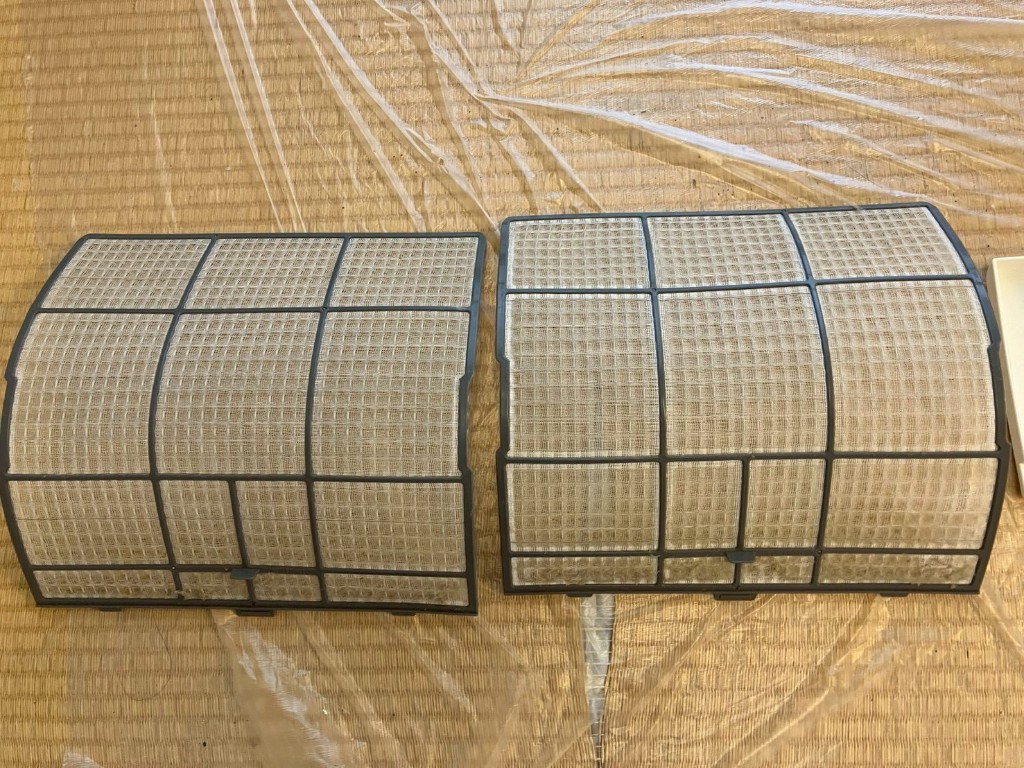 【マンション】エアコン分解洗浄・パナソニック内部のカビとフィルター詰まりを解消の施工中写真5